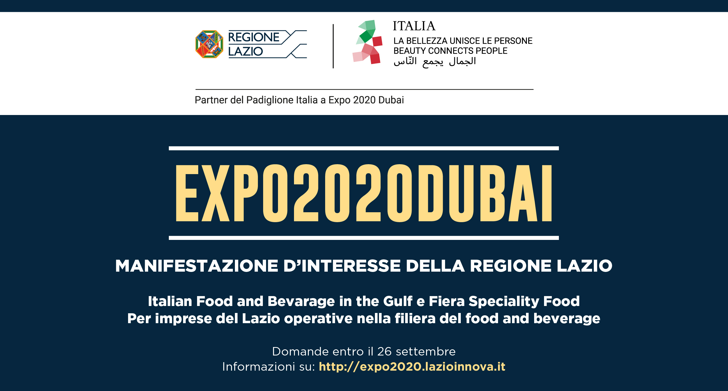 “ITALIAN FOOD AND BEVERAGE IN THE GULF” e Fiera Speciality Food di Dubai