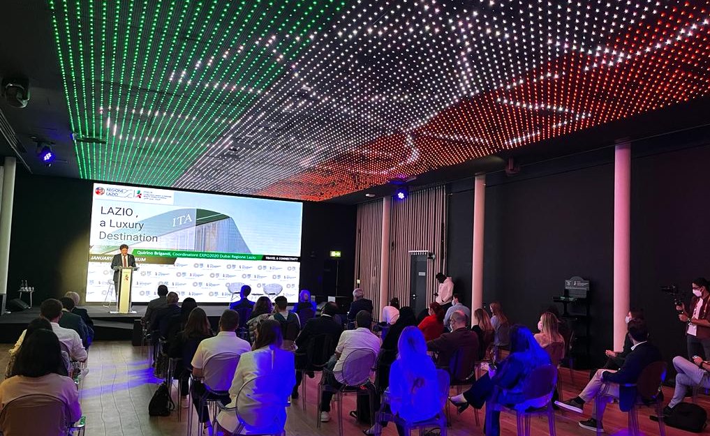 Lazio as a luxury destination at Expo 2020 Dubai