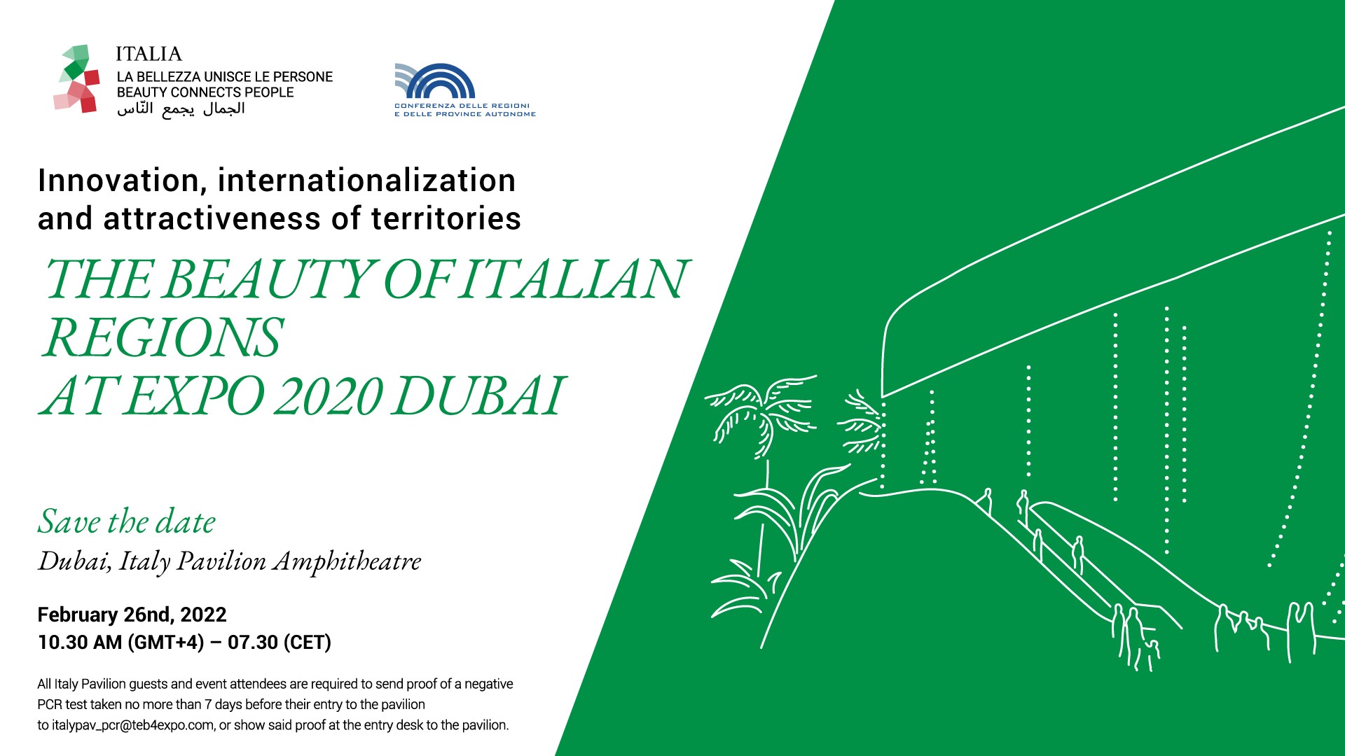 La bellezza delle regioni italiane a Expo 2020 Dubai