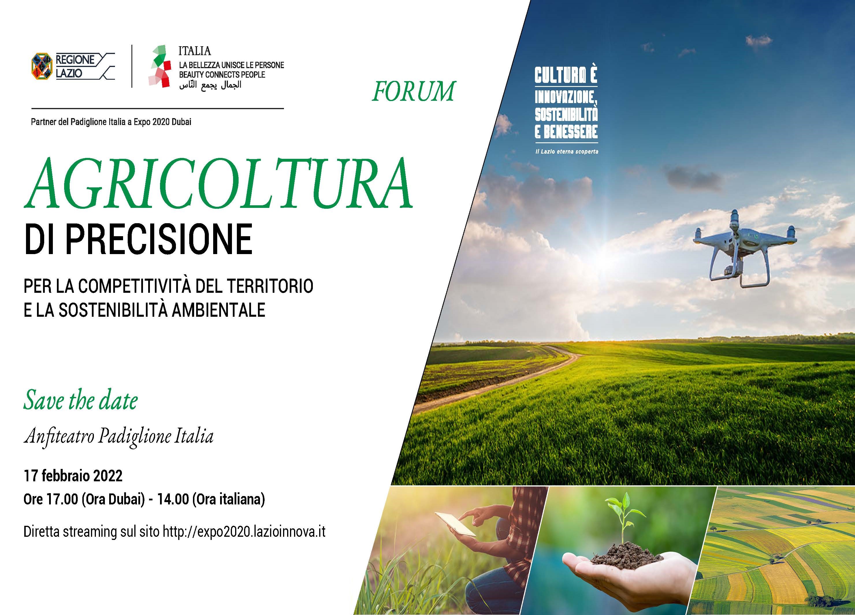 Forum: Agricoltura di precisione, per la competitività del territorio e la sostenibilità ambientale