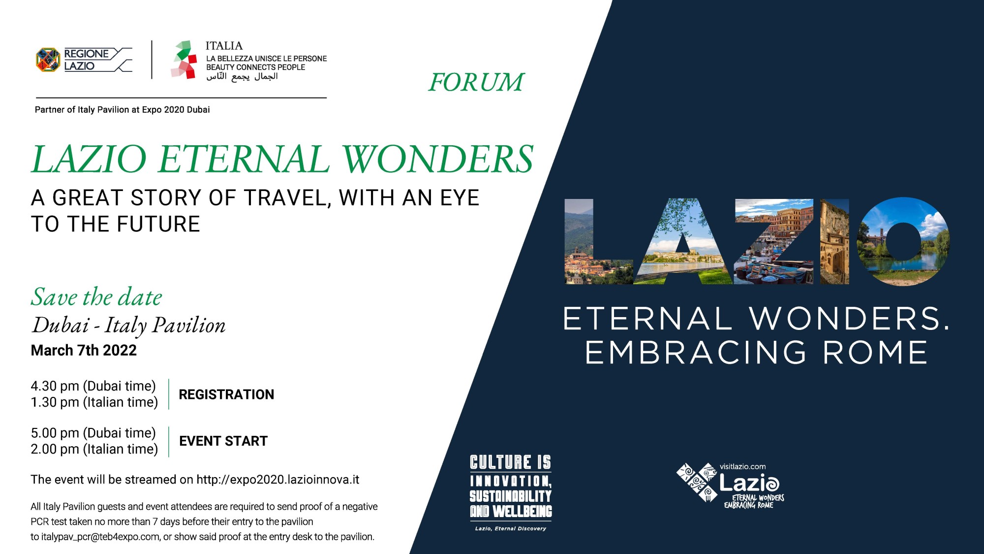 Lazio Eternal Wonders – A Great Story of Travel with an Eye to the Future